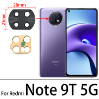 2 sztuk nowy dla Xiaomi Mi uwaga 10 11 Lite 10T Pro Ultra / Redmi uwaga 9T 10 5G 10s Pro tylny obiektyw szklany obiektyw z naklejki samoprzylepne 6